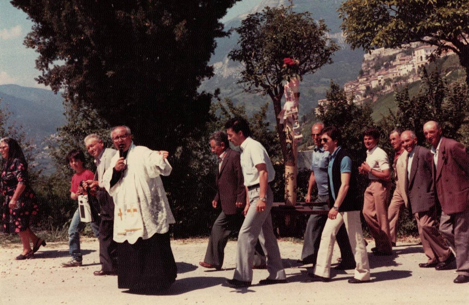 Il cero della processione