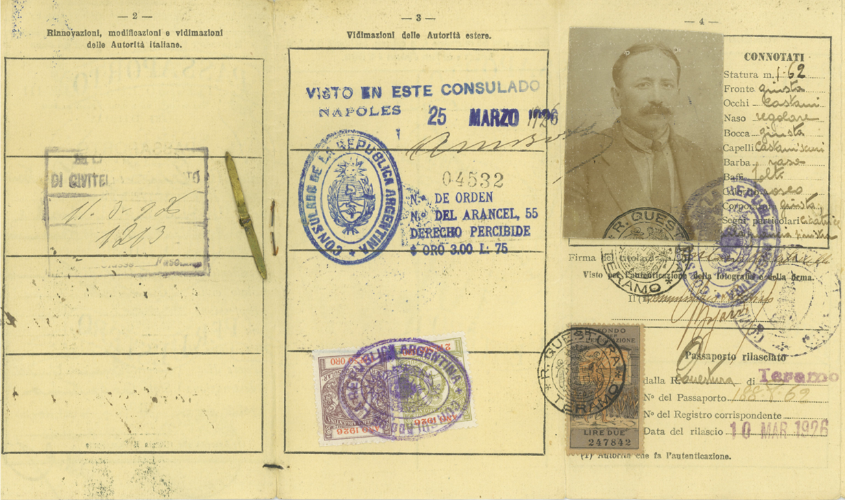passaporto 1926 234