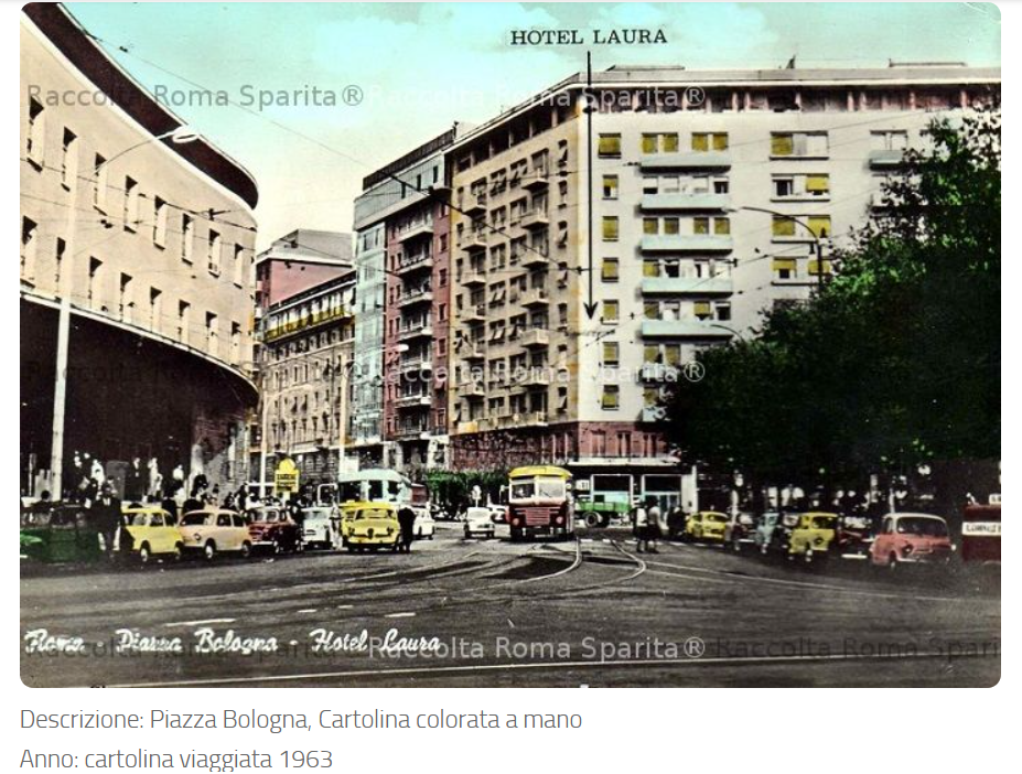 Roma, piazza Bologna, 1963